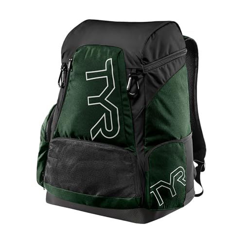 Image of TYR Alliance Backpack - Wet /Dry Athletic Gym and Pool Bag for Men and Women - Separate Wet /Dry Compartments, 45L Capacity, Ergonomic, Water-Resistant - Available in Team Colors