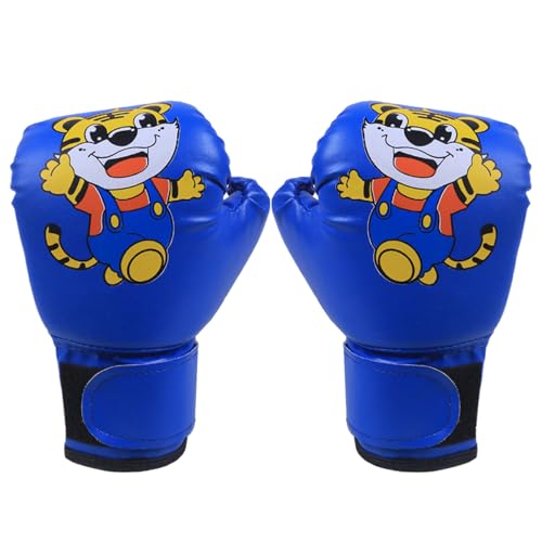 Guantes de boxeo para niños | Guantes de boxeo para niños con dibujos animados | Guante de kickboxing para sparring y sandbag de entrenamiento | Patrón de dibujos animados para niños y niñas