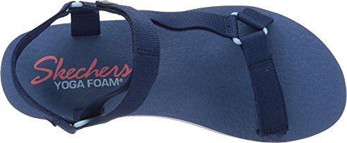 Skechers Skechers Women's WHIP IT - DOUBLE FESTIVE - Adjustable Slingback Sandal Sandal, navy, 5 M US