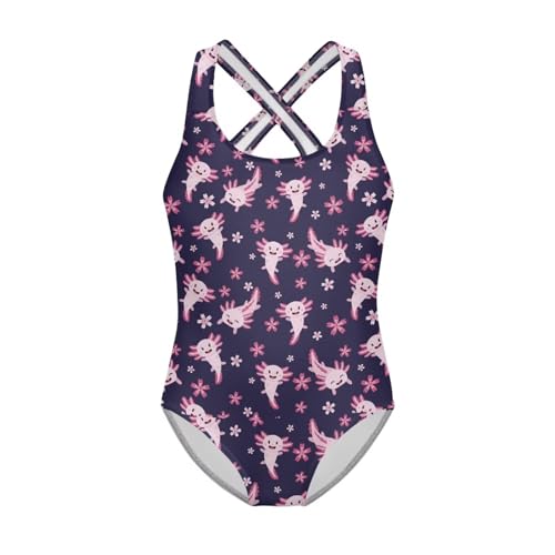 Image of Girls One Piece Swimsuits Size 5-14 Kawaii Gymnastics Leotard for Beach Vacations