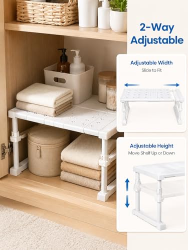 Étagère d'armoire solide et empilable de 48 cm de largeur pour la maison - 3