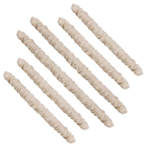 X-Kingsun 6Pcs Fabric Cord Cover 6 Feet and 4 Feet Chandelier Chain Cover Fabric Decorative Cord Cover for Protector Wires on Floor or Wall