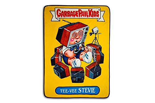 Just Funky Garbage Pail Kids tee-Vee Stevie Fleece Throw Blanket Cover