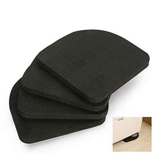 Lot de 4 patins anti-vibrations universels en caoutchouc pour machine à laver, multifonctionnels, anti-vibrations, silencieux