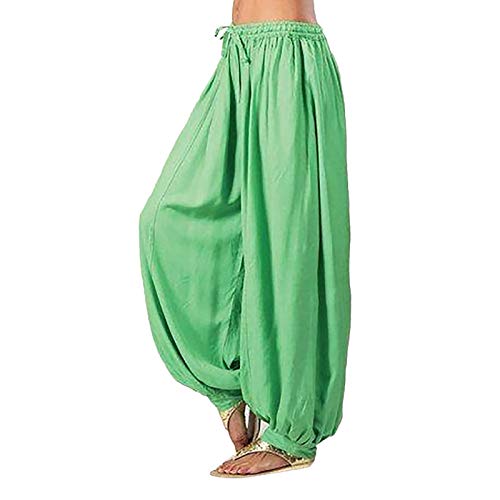 Pantalon sarouel femmes hommes coton pantalon harem été léger pantalon de maison long pantalon bouffant baggy pantalon de yoga vintage pantalon d'été uni...