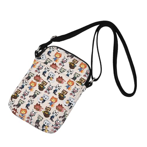 WUSUANED Killer Cat Crossbody Bag Horrible Movie Fan Gift Horror Killer Shoulder Bag3