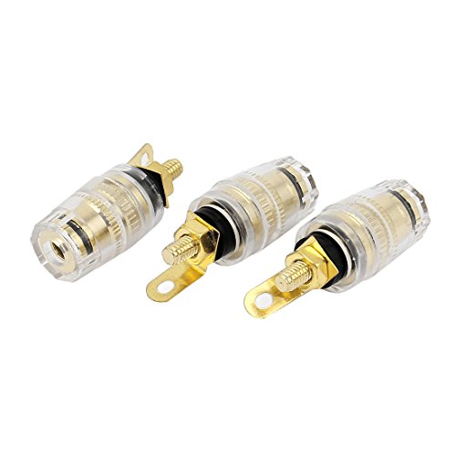 Aexit 3pcs Plastic Audio Video Cover 4mm Speaker Post miniatura 1