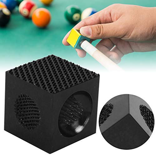 Keenso Cue Tip Shaper, Multipurpose Billiard Pool Cue Tip Pick Sander Portable Snooker Repair Tool Accessories(black) - Image 2