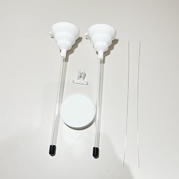 Beading Funnel for Clay Bead with Beading Needle Bead Cord String and Clip