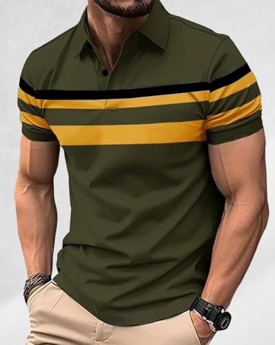 Image of AUSK Men Polo Tshirt with Half Sleeve Regular Fit
