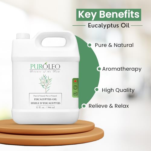 Aceite Esencial de Eucalipto PUROLEO 946 ML 100% Puro miniatura 2