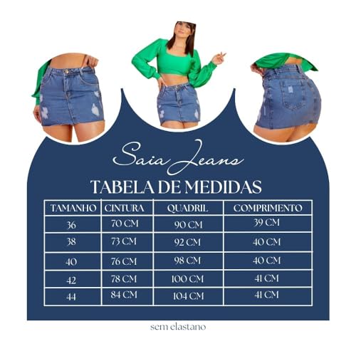 Saia Jeans feminina basica com detalhes (44)