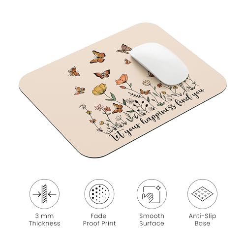 Image of Premium Non-Slip Mouse Pad | Smooth Surface for Optical & Laser Mouse | Durable Base Designs | Ideal for Office, Home & Gaming (Vibrant Motivational Design)