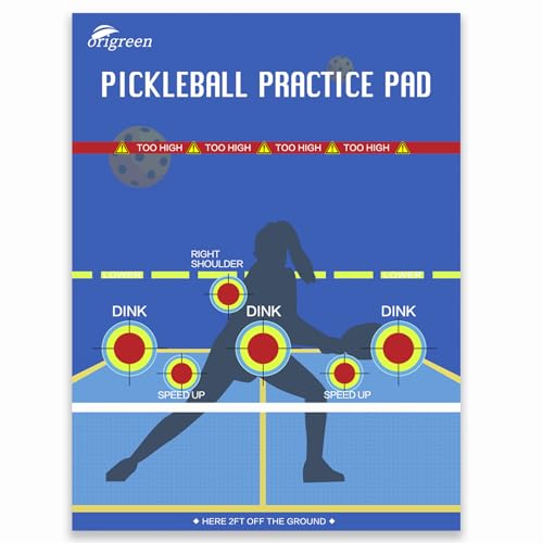 Pickleball Practice Pads - Dink Master Exercise Rebounder Aids (Blue 1pc)