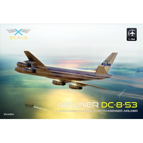Douglas DC-8-53 KLM miniature 1/144, cadeau idéal pour modélistes et nostalgiques de l'air