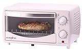 EUROSTAR TO902W 4-Slice Toaster Oven Broiler, White