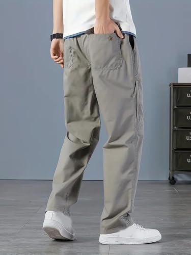 Image of Lymio Cargo for Men || Cotton Cargo Pant || Drawstring Waist Pant (Also Available in Plus Sizes) (62-65)