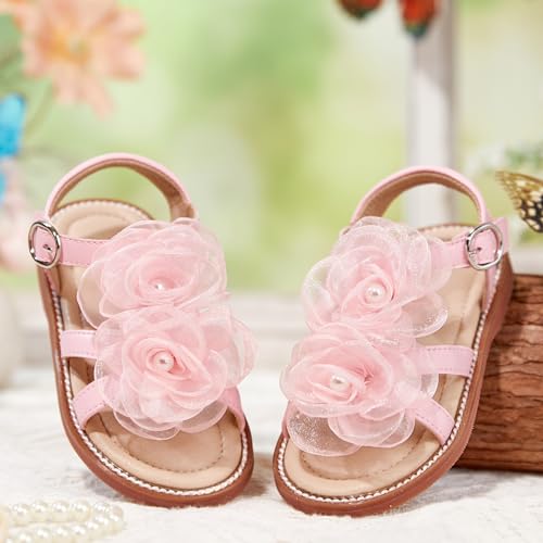 Image of Kiderence Toddler Girls Sandals Little Girls Kids Shoes Girls Sandals Toddler