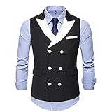 Photo Gallery aokoda gilet uomo bavero doppio petto temperamento moda gilet uomo urbano casual smoking gilet uomo slim fit gentleman business gilet uomo b-black1 l Photo Gallery aokoda gilet uomo bavero doppio petto temperamento moda gilet uomo urbano casual smoking gilet uomo slim fit gentleman business gilet uomo b-black1 l