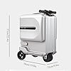Electric Luggage Scooter Carry On Luggage Travel Cabin Luggage Smart Riding Luggage Riding Electric Travel Luggage Black