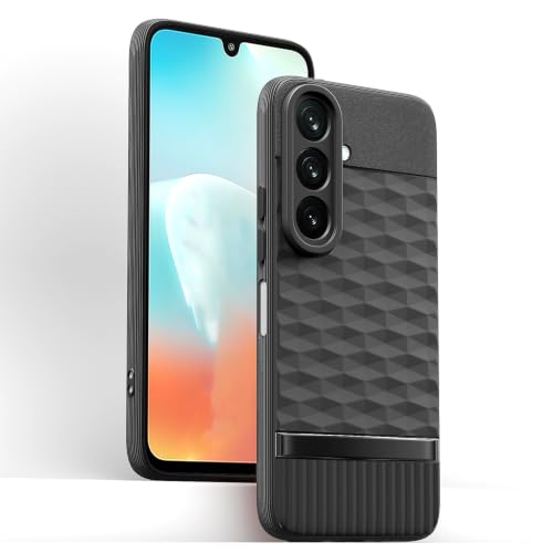Image of Pikkme Back Cover for Samsung Galaxy M47 5G / A27 5G Camera Protection 3D Hexa Cube Design Silicone Protective Bumper Case (Black)