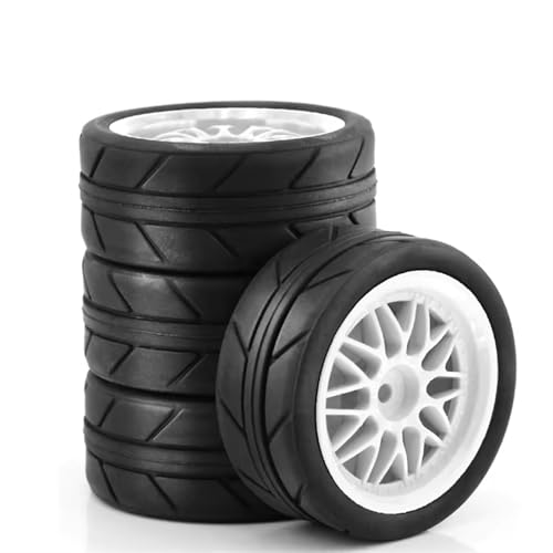 Compatible With Tamiya TT01 TT02 XV01 XV02 PTG-2 For HSP For HPI 1/10 RC �����[ �h���t�g �^�C�� 65mm �I�����[�h ���[�V���O�J�[ �z�C�[�� RC�^�C���Z�b�g