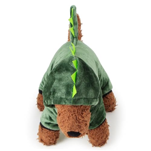 Disfraz Dinosaurio para Perro Talla L Coral Fleece miniatura 4