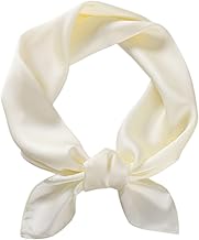 FAIRYGATE Bandana Damen Seide Leicht Seidenschal Bandana Halstuch Kopftuch Elegante Schal Tuch Geschenk für Frauen 20A23