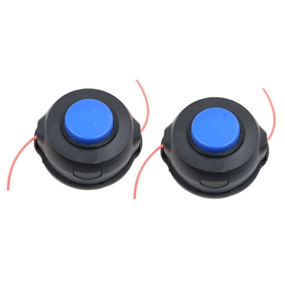 Jnchdghwa As Shown Replacement Nylon Line Grass Trimmer Head T25 2Pcs Lawn Mower String Brush Cutter Tool Accessories