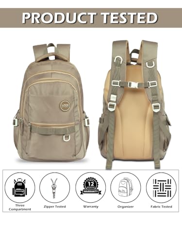 Image of Lavie Sport Harbour Laptop Backpack | 36 Liters | Fits Upto 16 Inch | Laptop Compatiable | Rain Cover | Gift for Boys & Girls