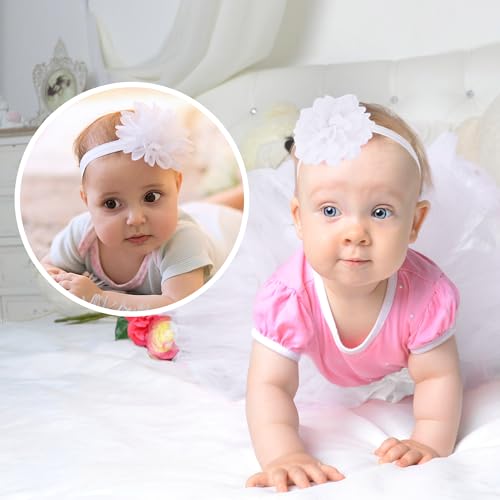 Baby Girls Tutu Skirt with Diaper Cover,Soft Tulle Skirt Infant Shorts with Headband2