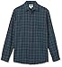 Amazon Essentials Men's Regular-Fit Long-Sleeve Flannel Shirt (Available in Big & Tall), Black Wash Plaid, X-Large