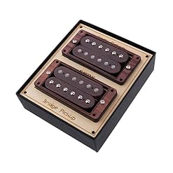 Alnicov Humbucker Jeu de micros à double bobine avec vis en palissandre pour guitare électrique - Les Beatles, Paul McCartney, John Lennon, RIngo Starr, George Harrison Alnicov Humbucker Jeu de micros à double bobine avec vis en palissandre pour guitare électrique – Image 3