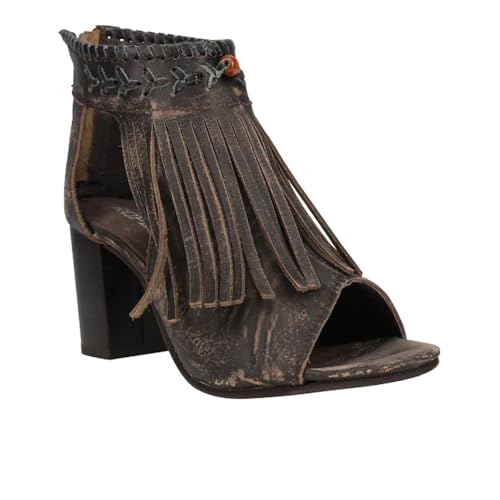 ROPER Bettina Brown Fringed Suede 6 M by ROPER - Image 2