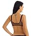 CHICTRY Women's Mesh Sheer Bra Top Bralette Sheer Mesh Fishnet U-Neckline Tank Top Vest Black OneSize