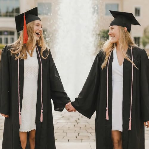 Image of GraduationMall Graduation Honor Cord Polyester 68 inch Pink