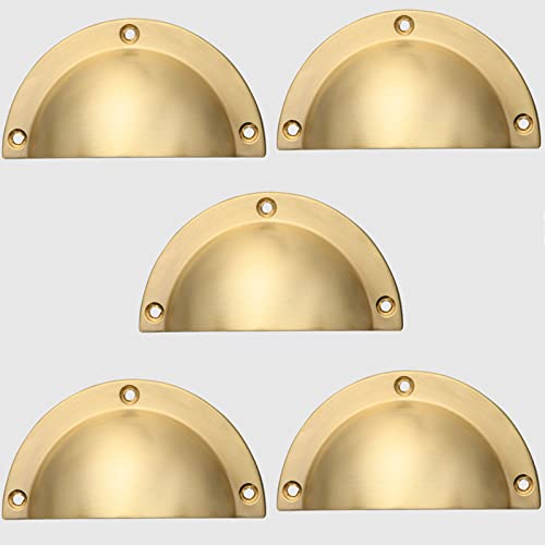 YXYOL Manijas de Cajón,Tiradores de Arco para Armario,Tiradores Muebles,Tiradores de Metal,Retro Semicírculo,para Armario Cajón Muebles(5 Piezas) Cover