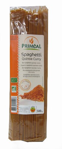 Primeal Organic Wheat, Quinoa & Curry Spaghetti 500g (Case of 12)