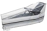 Florabest Gartenliegen Abdeckhaube Gartenliege Schutzhülle Abeckung B 65 x H 40/80 x T 190 cm