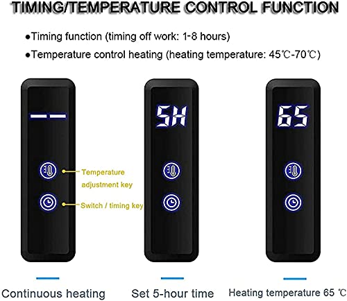 Sèche-serviettes électrique intelligent programmable pour salle de bain