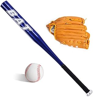 Baseball Balls Set Baseball Bat+Baseball+Baseball Glove aluminum 25inch security baseball bat and ball set youth adult outdoor training and practise