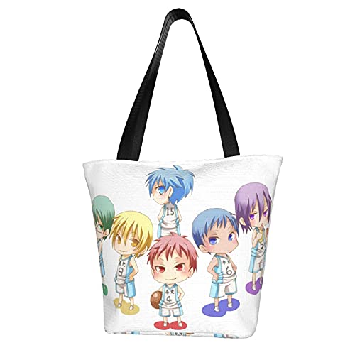 黒子のバスケ (1) 人気 グッズ 輸入する エコバック 大容量 防水 ショッピングバッグ 折りたたみ コンパクト レジ袋 軽量 コンパクト 買い物袋 ポケットサイズ コンビニ用 繰り返し洗え 手提げ袋 収納 [並行輸入品]