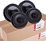 SOUMATRIX VMK3 Speaker Kit for VW Arteon Atlas Tiguan09+ Beetle12+ Jetta05-10/Wagen/SportWagen11-14 Golf5/Rabbit Front & Rear Door Speaker Upgrade Set of 4