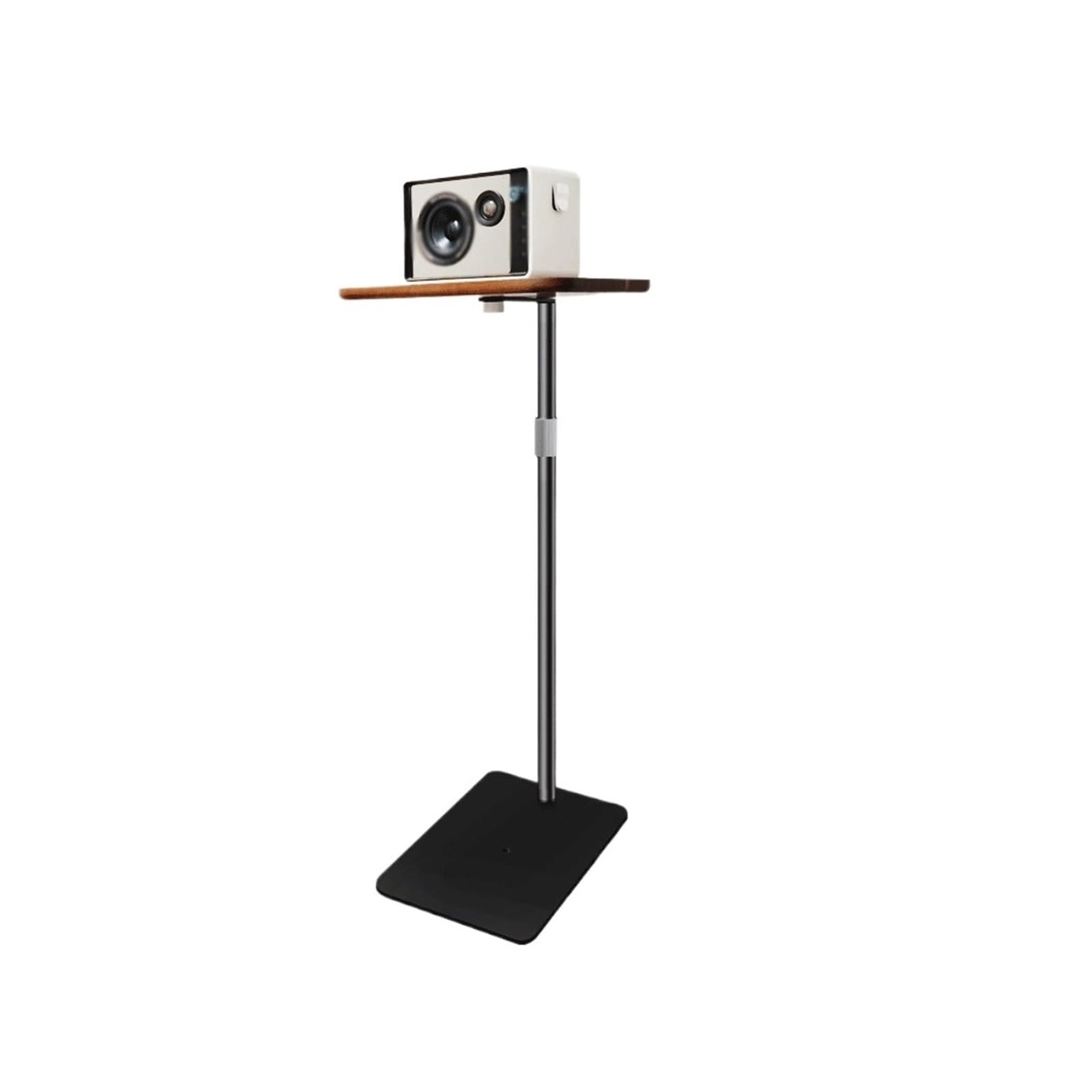 Cjhfr472sg Black Projector Stand Concealed Projector Mount:wood Base, Floor-Standing Height-Adjustable Stand Projector Mount(,Large)