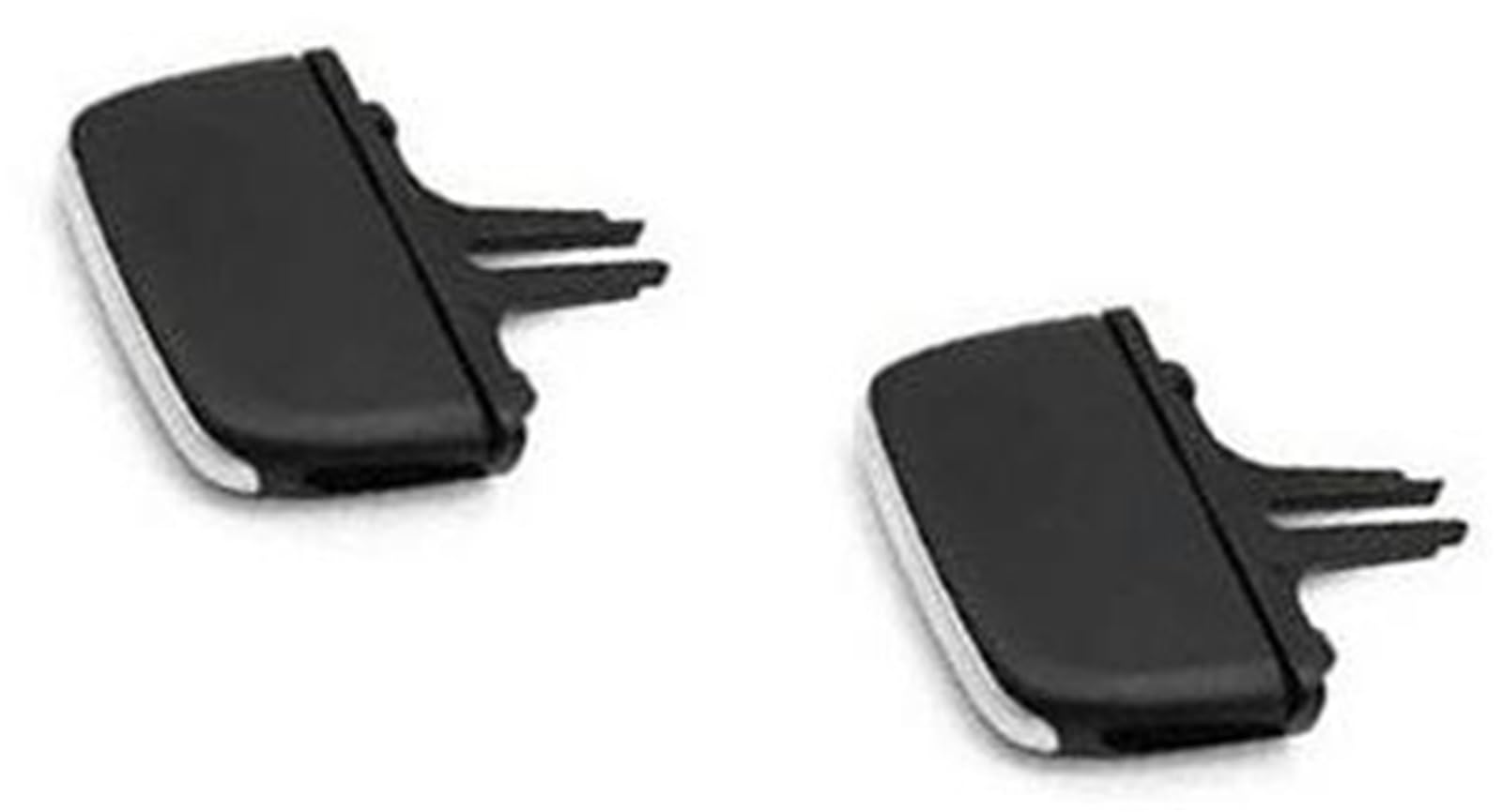 Dla VOLVO, XC90 V90 S90 samochodowy klips nawiewu klimatyzatora zestaw naprawczy przednia tylna kratka wentylacyjna AC zakładka wylotowa suwak Zacisk wentylacyjny(BLACK 2 pcs)