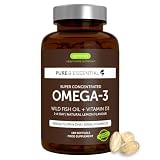 Igennus Omega-3 Avanzado, Aceite de Pescado Salvaje y D3 1000 UI, Certificado por IFOS, 180 Dosis, 1 al Día, EPA y DHA, Forma de Triglicéridos rTG de Acción Rápida, Ultrapuro, Sabor Natural a Limón