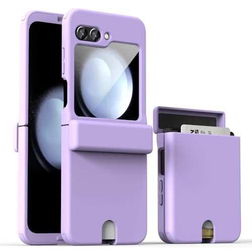 Coque Galaxy Z Flip 5 violette ENILSA pour un quotidien stylé et sans portefeuille