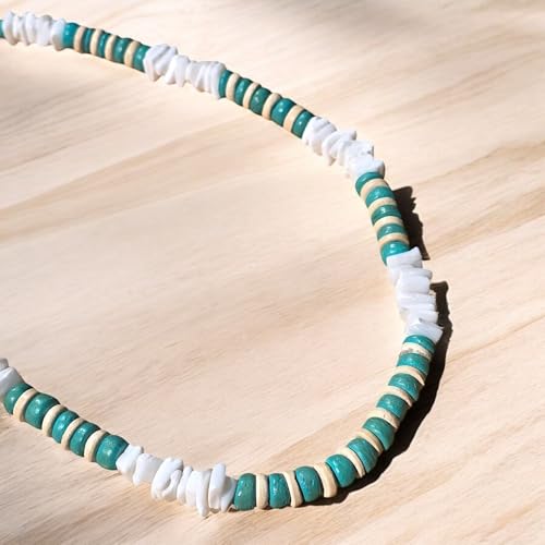 BlueRica Puka Chip & Coconut Shell Beads Necklace4