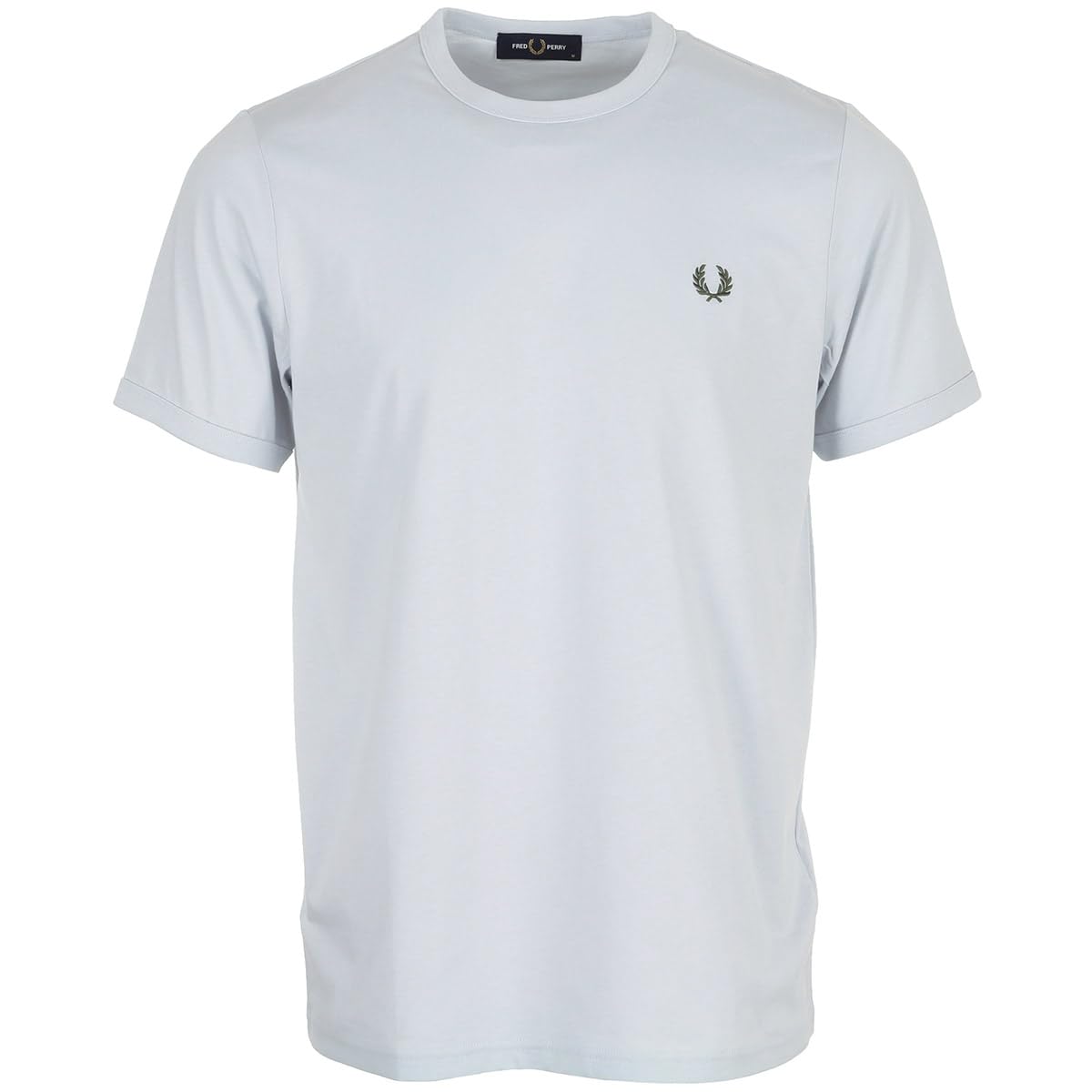 Men's Blue Fred Perry Ringer T-Shirt - Medium