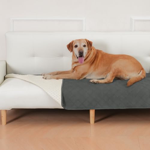 HezzLuv Waterproof Dog Blanket, Soft Bed Cover Pet Blankets Anti-Slip Mat Furniture Protector, Washable, Scratch-Proof